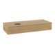 V&B Waschtischunterschrank mit Frontstruktur, mit Beleuchtung Antao 120x19x50cm, WBP-farbe hon. Oa, hon. oak-1