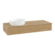 V&B Waschtischunterschrank mit Frontstruktur, mit Beleuchtung Antao 120x19x50cm, WBP-farbe hon. Oa, hon. oak-3