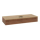 V&B Waschtischunterschrank mit Frontstruktur, mit Beleuchtung Antao 120x19x50cm, WBP-farbe hon. Oa, w. wal-1