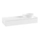 V&B Waschtischunterschrank mit Frontstruktur, mit Beleuchtung Antao 120x19x50cm, WBP-farbe Lac, wh. m Lac-3