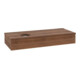 V&B Waschtischunterschrank mit Frontstruktur, mit Beleuchtung Antao 120x19x50cm, WBP-farbe w. wal, w. walnut-1