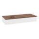 V&B Waschtischunterschrank mit Frontstruktur, mit Beleuchtung Antao 120x19x50cm, WBP-farbe w. wal, wh. m Lac-1