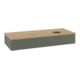 V&B Waschtischunterschrank mit Frontstruktur, mit Beleuchtung Antao 120x19x50cm, WBP hon. Oa, lea gre. m Lac-1