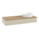 V&B Waschtischunterschrank mit Frontstruktur, mit Beleuchtung Antao 120x19x50cm, WBP hon. Oa, si Gr m Lac-3