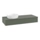 V&B Waschtischunterschrank mit Frontstruktur, mit Beleuchtung Antao 120x19x50cm, WBP Lac, lea gre. m Lac-1