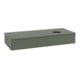 V&B Waschtischunterschrank mit Frontstruktur, mit Beleuchtung Antao 120x19x50cm, WBP Lac, lea gre. m Lac-1