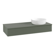 V&B Waschtischunterschrank mit Frontstruktur, mit Beleuchtung Antao 120x19x50cm, WBP Lac, lea gre. m Lac-3