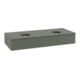 V&B Waschtischunterschrank mit Frontstruktur, mit Beleuchtung Antao 120x19x50cm, WBP Lac, lea gre. m Lac-3