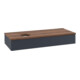 V&B Waschtischunterschrank mit Frontstruktur, mit Beleuchtung Antao 120x19x50cm, WBP w. wal, md bl. m Lac-4