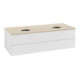 V&B Waschtischunterschrank mit Frontstruktur, mit Beleuchtung Antao 120x36x50cm, HL, WBP botti., glo wh. Lac-3