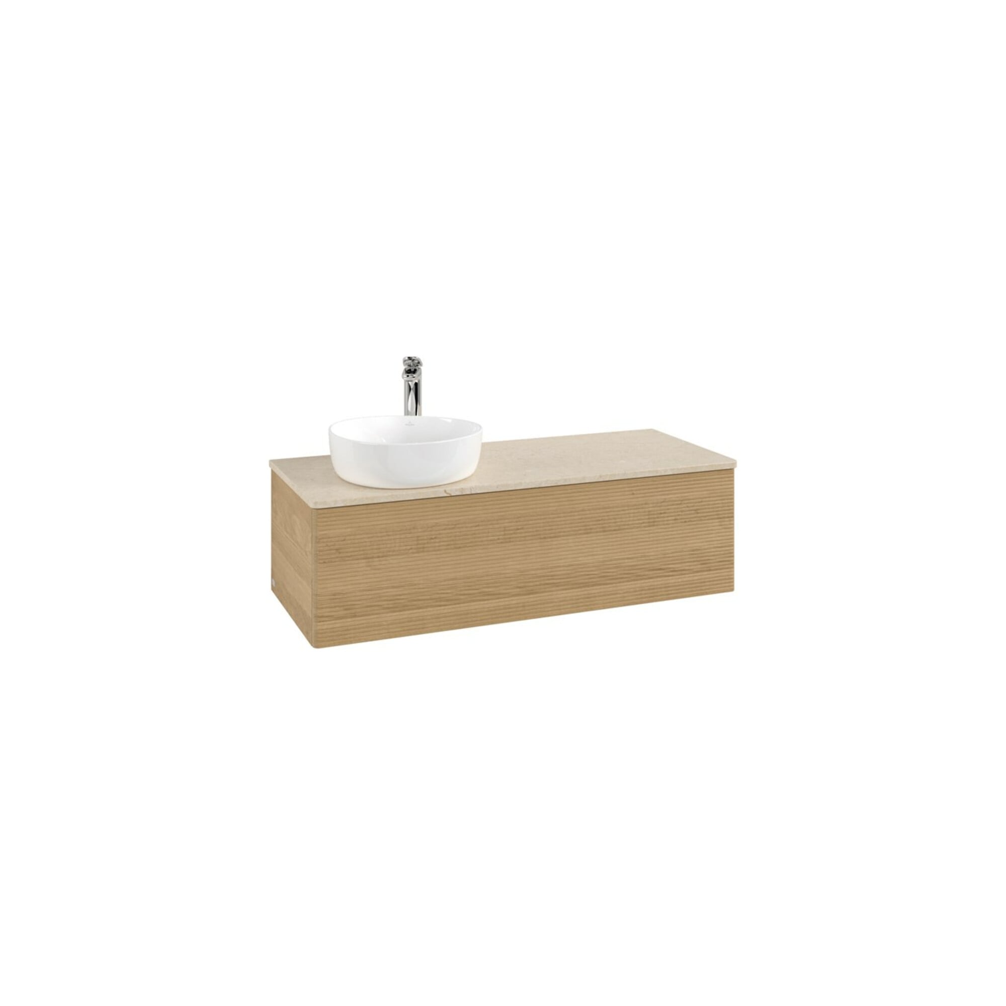V&B Waschtischunterschrank mit Frontstruktur, mit Beleuchtung Antao 120x36x50cm, HL, WBP botti., hon. Oa ; Villeroy & Boch