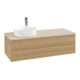 V&B Waschtischunterschrank mit Frontstruktur, mit Beleuchtung Antao 120x36x50cm, HL, WBP botti., hon. Oa-1