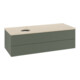 V&B Waschtischunterschrank mit Frontstruktur, mit Beleuchtung Antao 120x36x50cm, HL, WBP botti., le g. m Lac-3