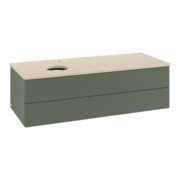V&B Waschtischunterschrank mit Frontstruktur, mit Beleuchtung Antao 120x36x50cm, HL, WBP botti., le g. m Lac-3