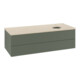 V&B Waschtischunterschrank mit Frontstruktur, mit Beleuchtung Antao 120x36x50cm, HL, WBP botti., le g. m Lac-1