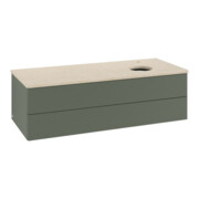 V&B Waschtischunterschrank mit Frontstruktur, mit Beleuchtung Antao 120x36x50cm, HL, WBP botti., le g. m Lac