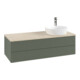 V&B Waschtischunterschrank mit Frontstruktur, mit Beleuchtung Antao 120x36x50cm, HL, WBP botti., le g. m Lac-3