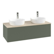 V&B Waschtischunterschrank mit Frontstruktur, mit Beleuchtung Antao 120x36x50cm, HL, WBP botti., le g. m Lac