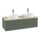 V&B Waschtischunterschrank mit Frontstruktur, mit Beleuchtung Antao 120x36x50cm, HL, WBP botti., le g. m Lac-1
