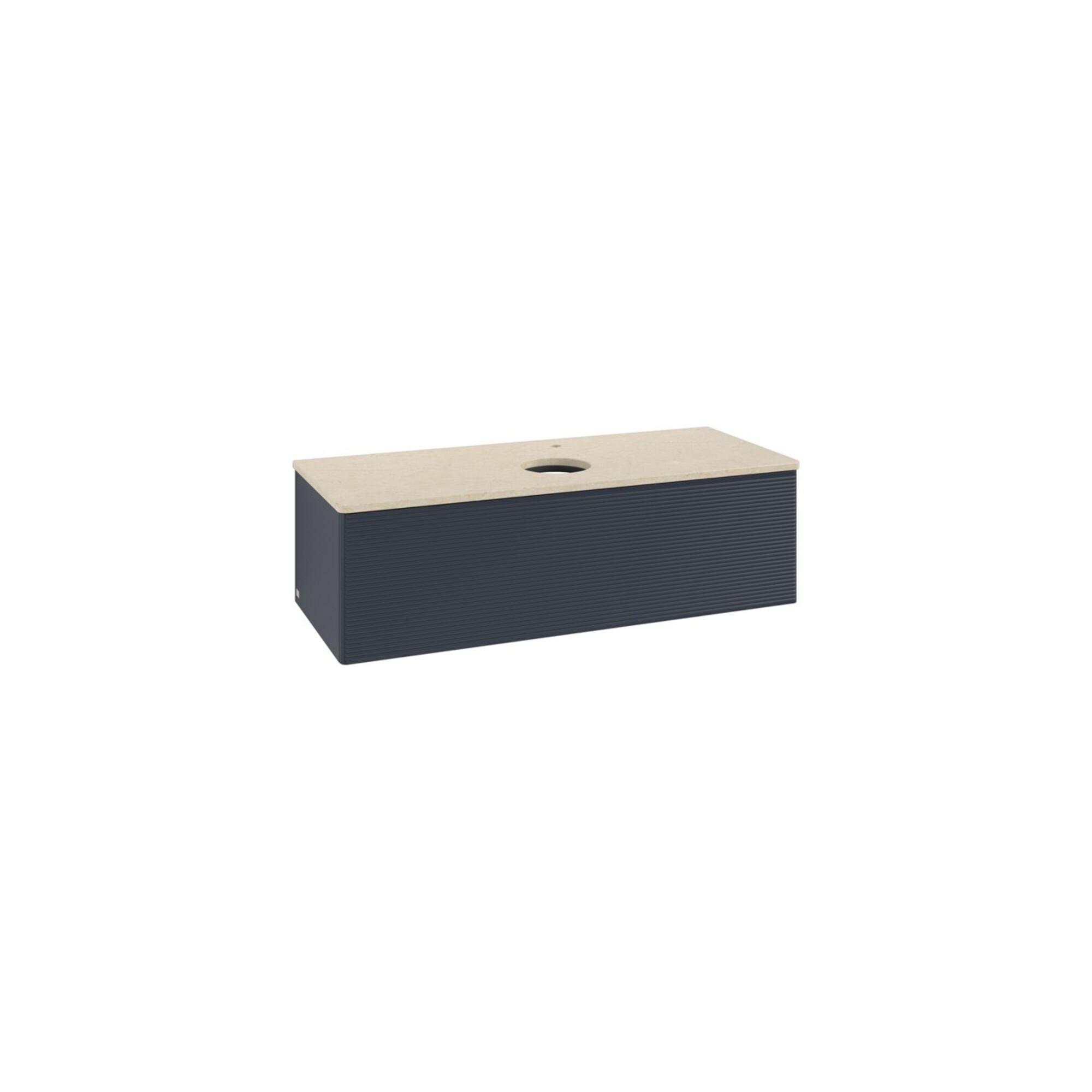 V&B Waschtischunterschrank mit Frontstruktur, mit Beleuchtung Antao 120x36x50cm, HL, WBP botti., md b m Lac ; Villeroy & Boch