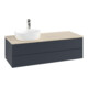 V&B Waschtischunterschrank mit Frontstruktur, mit Beleuchtung Antao 120x36x50cm, HL, WBP botti., md b m Lac-1