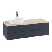 V&B Waschtischunterschrank mit Frontstruktur, mit Beleuchtung Antao 120x36x50cm, HL, WBP botti., md b m Lac