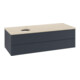 V&B Waschtischunterschrank mit Frontstruktur, mit Beleuchtung Antao 120x36x50cm, HL, WBP botti., md b m Lac-3