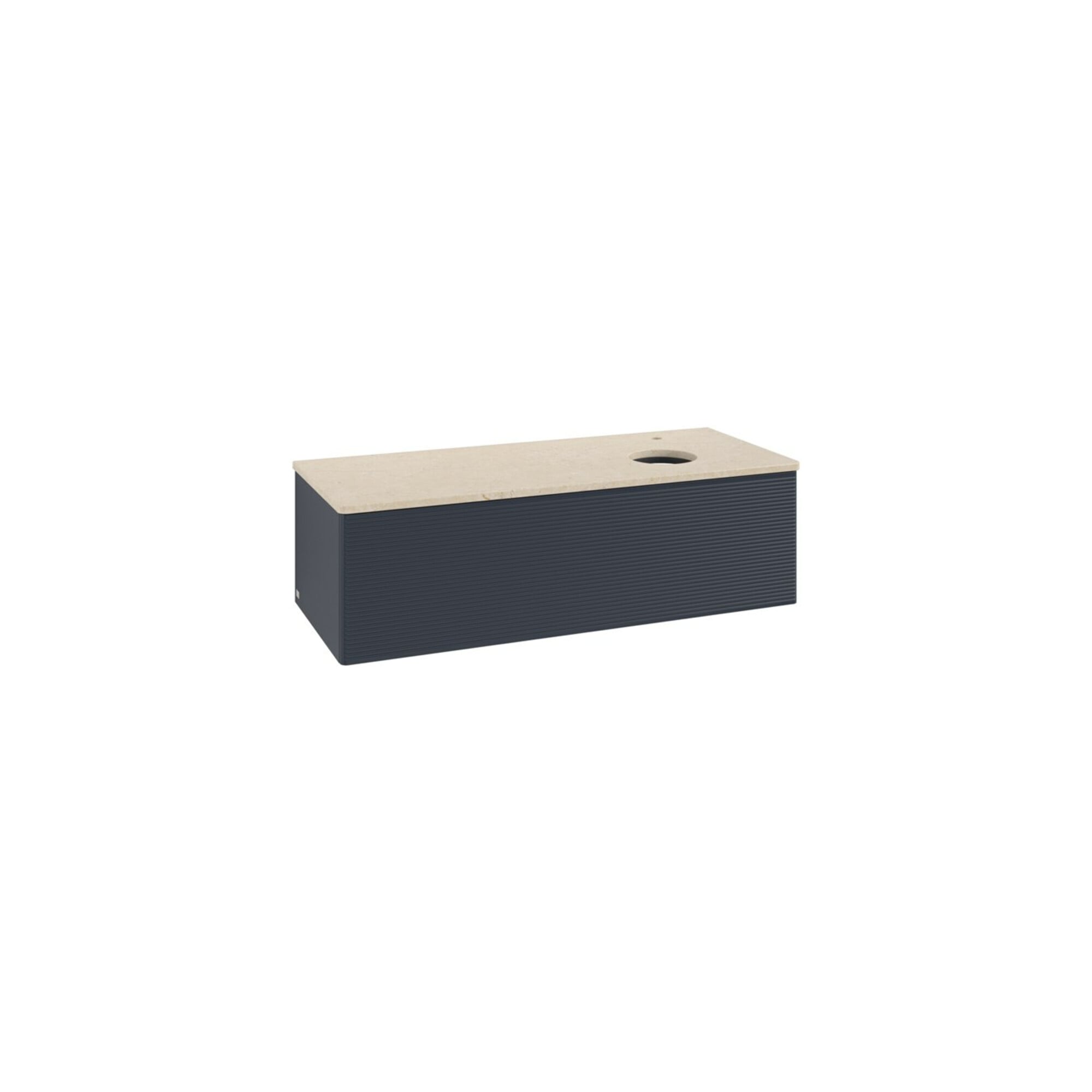 V&B Waschtischunterschrank mit Frontstruktur, mit Beleuchtung Antao 120x36x50cm, HL, WBP botti., md b m Lac ; Villeroy & Boch