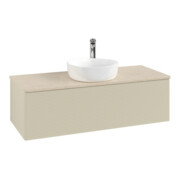 V&B Waschtischunterschrank mit Frontstruktur, mit Beleuchtung Antao 120x36x50cm, HL, WBP botti., si Gr m Lac