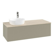 V&B Waschtischunterschrank mit Frontstruktur, mit Beleuchtung Antao 120x36x50cm, HL, WBP botti., st Gr m Lac