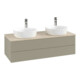 V&B Waschtischunterschrank mit Frontstruktur, mit Beleuchtung Antao 120x36x50cm, HL, WBP botti., st Gr m Lac-3