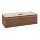 V&B Waschtischunterschrank mit Frontstruktur, mit Beleuchtung Antao 120x36x50cm, HL, WBP botti., w. wal-1