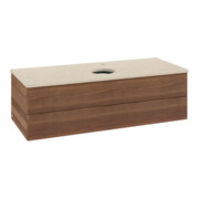 V&B Waschtischunterschrank mit Frontstruktur, mit Beleuchtung Antao 120x36x50cm, HL, WBP botti., w. wal-4