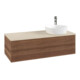 V&B Waschtischunterschrank mit Frontstruktur, mit Beleuchtung Antao 120x36x50cm, HL, WBP botti., w. wal-3