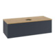 V&B Waschtischunterschrank mit Frontstruktur, mit Beleuchtung Antao 120x36x50cm, HL, WBP hon. Oa, md b m Lac-1
