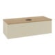 V&B Waschtischunterschrank mit Frontstruktur, mit Beleuchtung Antao 120x36x50cm, HL, WBP hon. Oa, si G m Lac-4