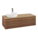 V&B Waschtischunterschrank mit Frontstruktur, mit Beleuchtung Antao 120x36x50cm, HL, WBP hon. Oa, w. wal-3