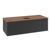 V&B Waschtischunterschrank mit Frontstruktur, mit Beleuchtung Antao 120x36x50cm, HL, WBP w. wal, bla m Lac-3