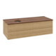 V&B Waschtischunterschrank mit Frontstruktur, mit Beleuchtung Antao 120x36x50cm, HL, WBP w. wal, hon. Oa-1