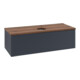 V&B Waschtischunterschrank mit Frontstruktur, mit Beleuchtung Antao 120x36x50cm, HL, WBP w wal, md bl. m Lac-3