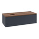 V&B Waschtischunterschrank mit Frontstruktur, mit Beleuchtung Antao 120x36x50cm, HL, WBP w wal, md bl. m Lac-3