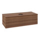 V&B Waschtischunterschrank mit Frontstruktur, mit Beleuchtung Antao 120x36x50cm, HL, WBP w. wal, w. wal-1