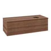 V&B Waschtischunterschrank mit Frontstruktur, mit Beleuchtung Antao 120x36x50cm, HL, WBP w. wal, w. wal-3