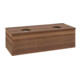 V&B Waschtischunterschrank mit Frontstruktur, mit Beleuchtung Antao 120x36x50cm, HL, WBP w. wal, w. wal-1