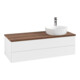 V&B Waschtischunterschrank mit Frontstruktur, mit Beleuchtung Antao 120x36x50cm, HL, WBP w. wal, wh. m Lac-3
