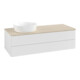 V&B Waschtischunterschrank mit Frontstruktur, mit Beleuchtung Antao 120x36x50cm, WBP botti., glo wh. Lac-3