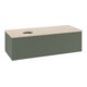 V&B Waschtischunterschrank mit Frontstruktur, mit Beleuchtung Antao 120x36x50cm, WBP botti., lea gre. m Lac-1