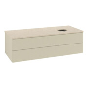 V&B Waschtischunterschrank mit Frontstruktur, mit Beleuchtung Antao 120x36x50cm, WBP botti., si Gr m Lac