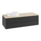 V&B Waschtischunterschrank mit Frontstruktur, mit Beleuchtung Antao 120x36x50cm, WBP-farbe botti., bla m Lac-3