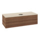 V&B Waschtischunterschrank mit Frontstruktur, mit Beleuchtung Antao 120x36x50cm, WBP-farbe botti., w. walnut-1